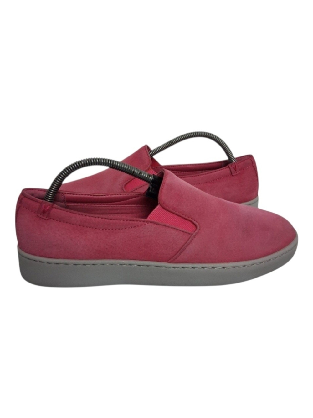 Vionic Avery Women's 10 Pink Suede Podiatrist Comfort Slip On Casual Loafers